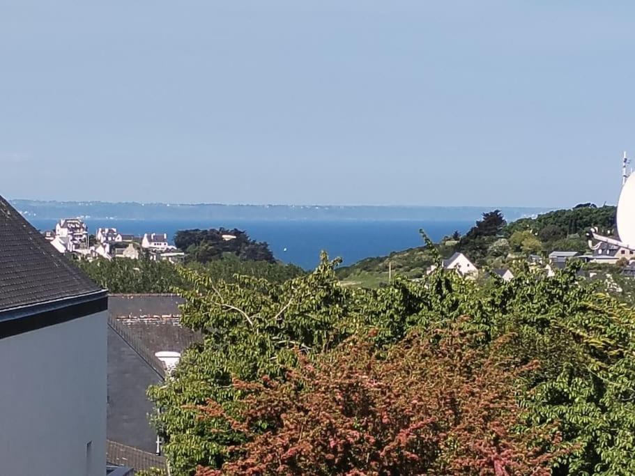 Appartement Neuf Classe, Balcon Et Petite Vue Mer 플레뇌프-발-앙드레 외부 사진