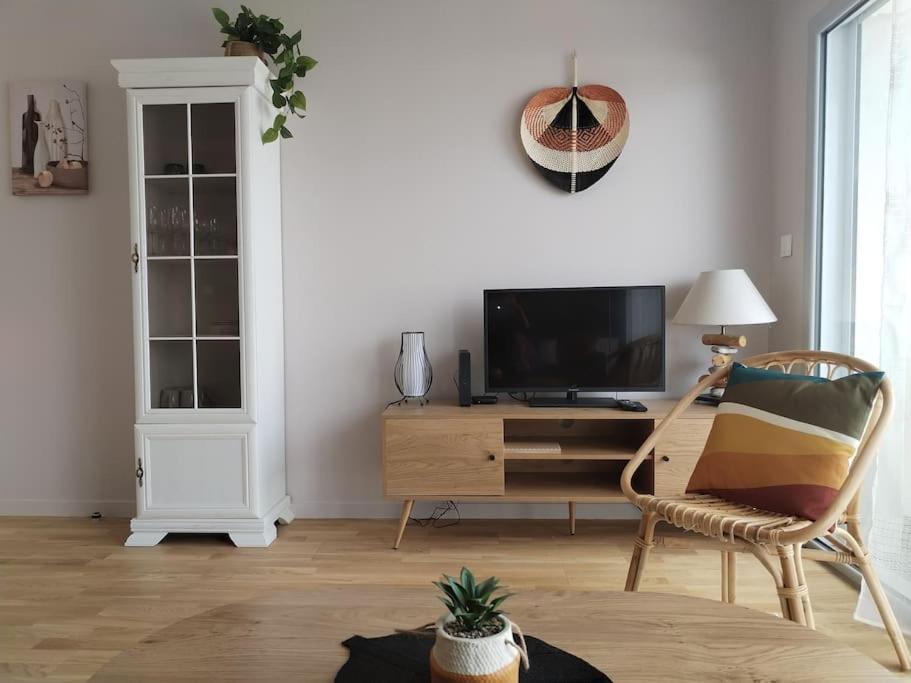Appartement Neuf Classe, Balcon Et Petite Vue Mer 플레뇌프-발-앙드레 외부 사진