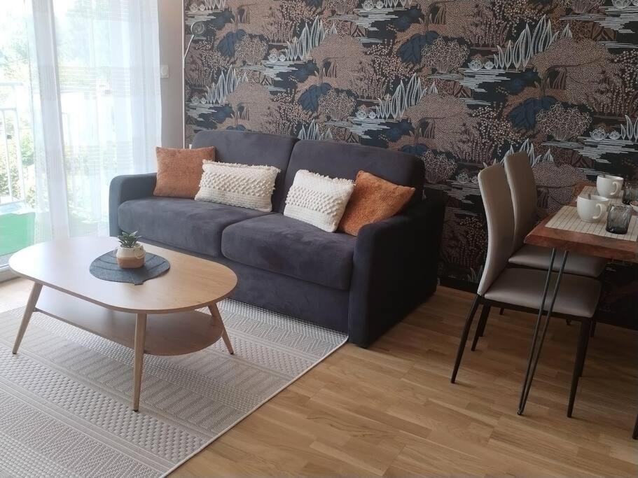 Appartement Neuf Classe, Balcon Et Petite Vue Mer 플레뇌프-발-앙드레 외부 사진